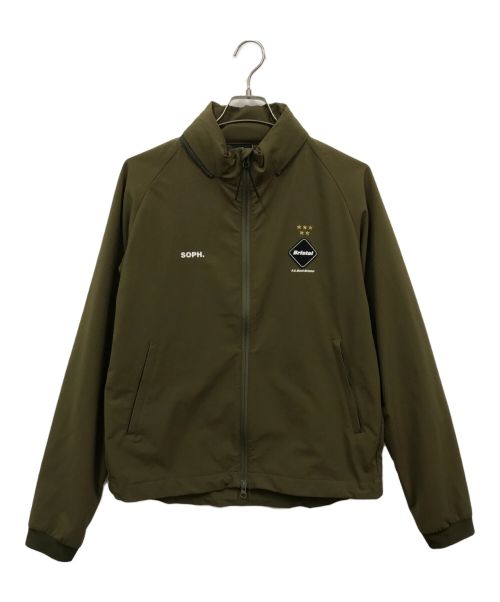 F.C.R.B.（エフシーアールビー）F.C.R.B. (エフシーアールビー) STRETCH LIGHT WEIGHT HOODED BLOUSON オリーブ サイズ:Mの古着・服飾アイテム