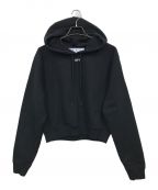 OFFWHITEオフホワイト）の古着「Logo Hooded Sweatshirt」｜ブラック