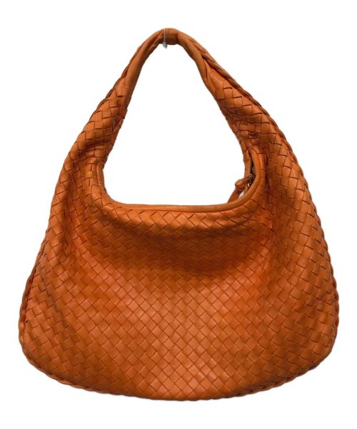 BOTTEGA VENETA（ボッテガベネタ）BOTTEGA VENETA (ボッテガベネタ) イントレチャート ショルダーバッグ オレンジの古着・服飾アイテム