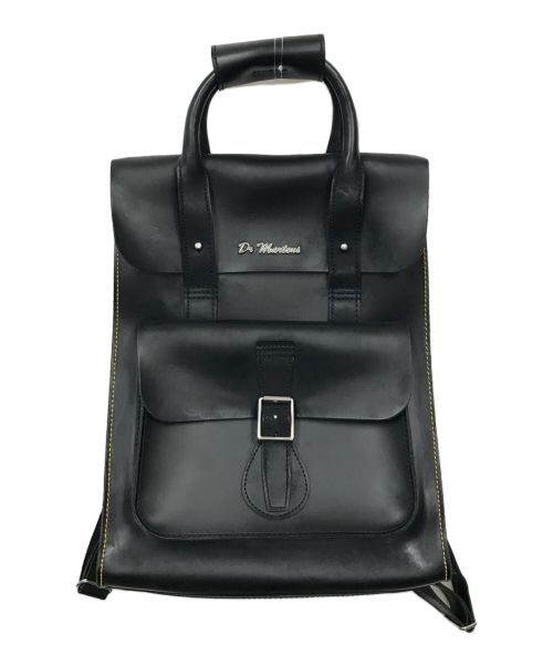 Dr.Martens（ドクターマーチン）Dr.Martens (ドクターマーチン) SMALL LEATHER BACKPACK ブラックの古着・服飾アイテム