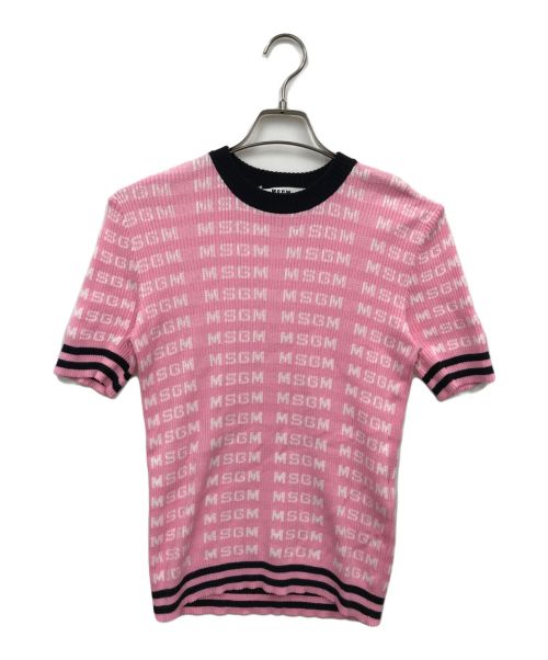 MSGM（エムエスジーエム）MSGM (エムエスジーエム) ニット ピンク サイズ:Sの古着・服飾アイテム