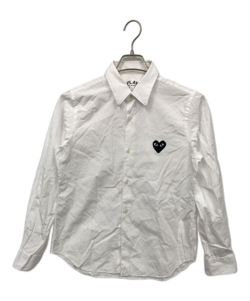 PLAY COMME des GARCONS（プレイ コムデギャルソン）PLAY COMME des GARCONS (プレイ コムデギャルソン) 長袖シャツ ホワイト サイズ:Lの古着・服飾アイテム