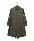 FRED PERRYフレッドペリー）の古着「SHIRT DRESS（シャツドレス）」｜ブラウン