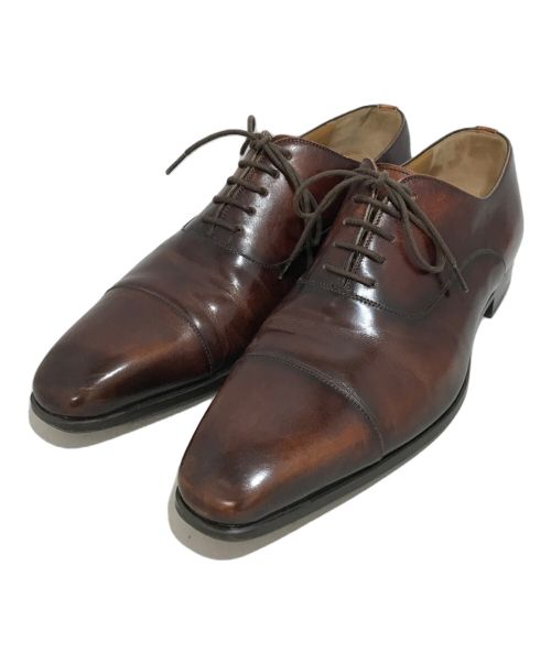 MAGNANNI（マグナーニ）MAGNANNI (マグナーニ) レザーシューズ ブラウン サイズ:40の古着・服飾アイテム