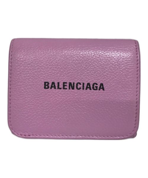 BALENCIAGA（バレンシアガ）BALENCIAGA (バレンシアガ) CASH ZIP MINI WALLET ピンクの古着・服飾アイテム