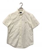 POLO RALPH LAURENポロ・ラルフローレン）の古着「半袖ボタンダウンシャツ」｜ホワイト