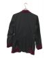 BLACK COMME des GARCONS (ブラック コムデギャルソン) ベロアカラーテーラードジャケット ブラック サイズ:S：14000円