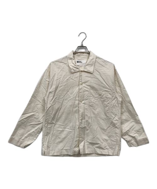 MHL（エムエイチエル）MHL (エムエイチエル) COTTON LINEN OXFORD シャツ ホワイト サイズ:Sの古着・服飾アイテム