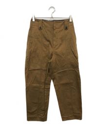 MARGARET HOWELL（マーガレットハウエル）の古着「DRY COTTON TWILL pants」｜ブラウン