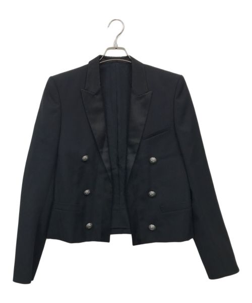 BALMAIN（バルマン）BALMAIN (バルマン) six-button wool jacket ブラック サイズ:46 未使用品の古着・服飾アイテム