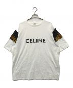 CELINEセリーヌ）の古着「オーバーサイズロゴTシャツ」｜ホワイト