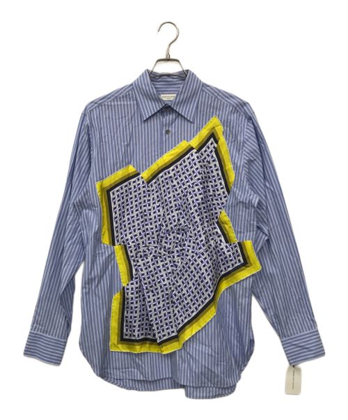 DRIES VAN NOTEN（ドリスヴァンノッテン）DRIES VAN NOTEN (ドリスヴァンノッテン) CANNON TRIS EMB3239M,W,SHIRT ブルー サイズ:46 未使用品の古着・服飾アイテム