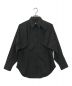 MM6 Maison Margiela（エムエムシックス メゾンマルジェラ）の古着「Black poplin shirt」｜ブラック