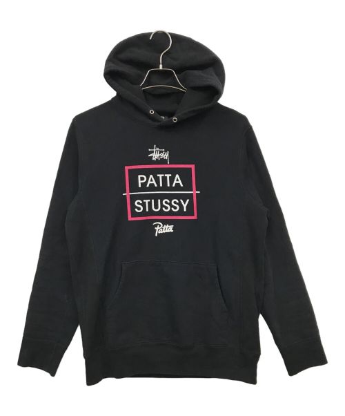 stussy（ステューシー）stussy (ステューシー) Patta (パタ) パーカー ブラック サイズ:Ｍの古着・服飾アイテム