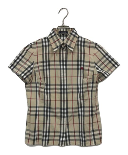 BURBERRY LONDON（バーバリーロンドン）BURBERRY LONDON (バーバリーロンドン) ノヴァチェックシャツ ベージュ サイズ:38の古着・服飾アイテム