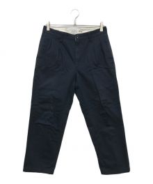 DESCENDANT（ディセンダント）の古着「DC-3 WIDE TROUSERS 2タックワイドパンツ」｜ネイビー