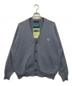 FRED PERRY×SSZフレッドペリー×エスエスズィー）の古着「カーディガン」｜スカイブルー