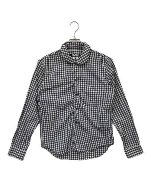 BLACK COMME des GARCONS（ブラック コムデギャルソン）BLACK COMME des GARCONS (ブラック コムデギャルソン) チェックシャツ ブラック サイズ:Sの古着・服飾アイテム