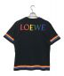 LOEWE (ロエベ) レインボーロゴTシャツ ブラック サイズ:Ｍ：20000円