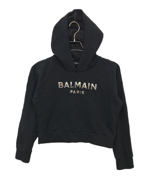 BALMAIN（バルマン）BALMAIN (バルマン) パーカー ブラック サイズ:14号（キッズサイズ）の古着・服飾アイテム