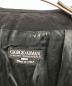 中古・古着 GIORGIO ARMANI (ジョルジョアルマーニ) ダブルチェスターコート ブラック サイズ:38：18000円