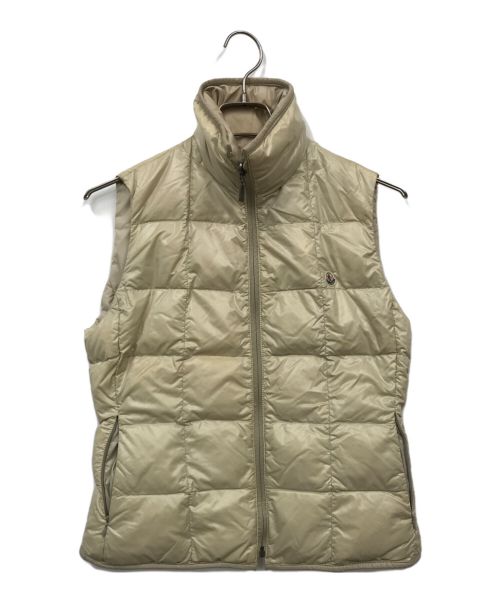 MONCLER（モンクレール）MONCLER (モンクレール) ダウンベスト ベージュの古着・服飾アイテム