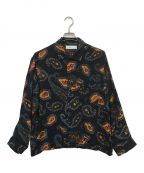 TOGA ARCHIVESトーガアーカイブス）の古着「Inner print shirt」｜ネイビー