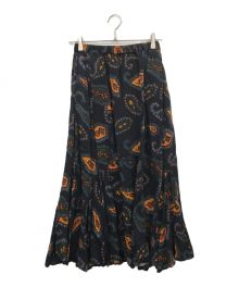 TOGA ARCHIVES（トーガアーカイブス）の古着「Inner print skirt」｜ネイビー