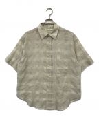 THE SHINZONEザ シンゾーン）の古着「SHEER WIDE SHIRTS」｜ベージュ