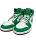 NIKE（ナイキ）の古着「Air Jordan 1 Mid Lucky Green」｜ホワイト×グリーン