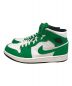 NIKE (ナイキ) Air Jordan 1 Mid Lucky Green ホワイト×グリーン サイズ:27：11000円