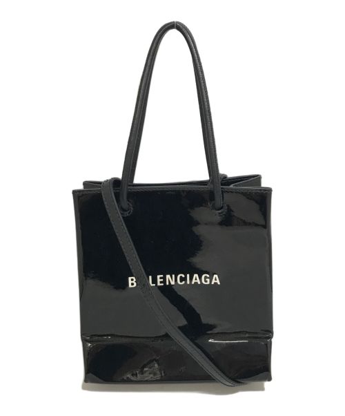 BALENCIAGA（バレンシアガ）BALENCIAGA (バレンシアガ) ショッピングトート2Wayショルダーバッグ ブラックの古着・服飾アイテム