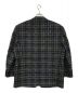 COMME des GARCONS HOMME (コムデギャルソン オム) バイカラーチェックテーラードジャケット グリーン サイズ:M：12000円