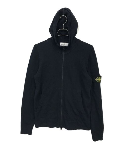 STONE ISLAND（ストーンアイランド）STONE ISLAND (ストーンアイランド) ジップパーカー ブラック サイズ:Mの古着・服飾アイテム