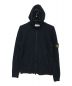 STONE ISLAND（ストーンアイランド）の古着「ジップパーカー」｜ブラック