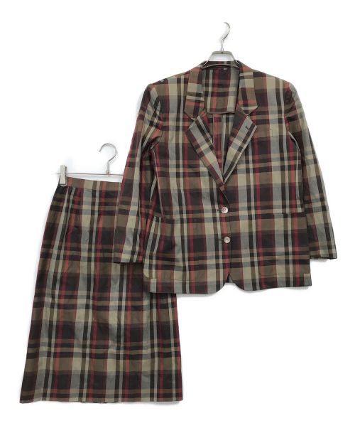 Burberry's（バーバリーズ）Burberry's (バーバリーズ) セットアップ アイボリー サイズ:9AR(ジャケット)7AR(スカート)の古着・服飾アイテム