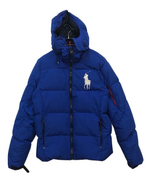 POLO RALPH LAUREN（ポロ・ラルフローレン）POLO RALPH LAUREN (ポロ・ラルフローレン) ダウンジャケット ブルー サイズ:Sの古着・服飾アイテム