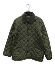 Barbour（バブアー）の古着「キルティングジャケット」｜グリーン