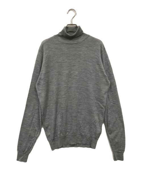 JOHN SMEDLEY（ジョンスメドレー）JOHN SMEDLEY (ジョンスメドレー) タートルネックニット グレー サイズ:Mの古着・服飾アイテム