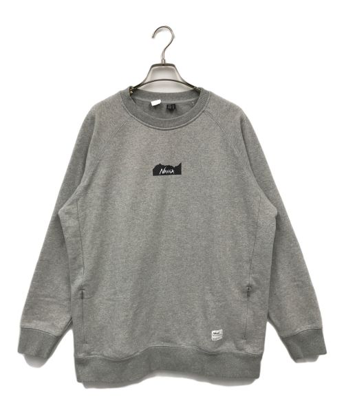 NANGA（ナンガ）NANGA (ナンガ) 別注ECO HYBRID SWEAT SHIRT グレー サイズ:Lの古着・服飾アイテム