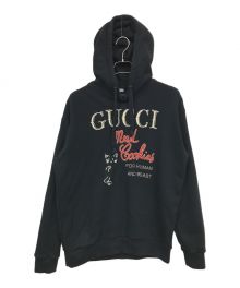 GUCCI（グッチ）の古着「プリントパーカー」｜ブラック