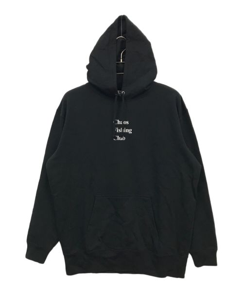 CHAOS FISHING CLUB（カオスフィッシングクラブ）CHAOS FISHING CLUB (カオスフィッシングクラブ) CERTIN VICTORY HOODIE ブラック サイズ:Lの古着・服飾アイテム