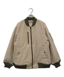 AMBIANCE B:MING by BEAMS（アンビエンスビーミングバイビームス）の古着「MA-1ジャケット」｜ベージュ