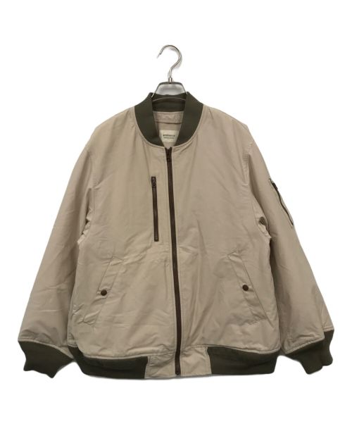 AMBIANCE B:MING by BEAMS（アンビエンスビーミングバイビームス）AMBIANCE B:MING by BEAMS (アンビエンスビーミングバイビームス) MA-1ジャケット ベージュ サイズ:表記なしの古着・服飾アイテム