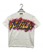 LOUIS VUITTONルイ ヴィトン）の古着「グラフィットロゴ プリントTシャツ」｜ホワイト