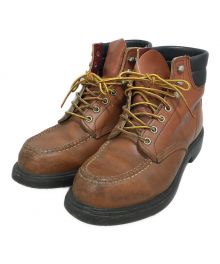 RED WING（レッドウィング）の古着「SUPER SOLE MOC-TOE」｜ブラウン