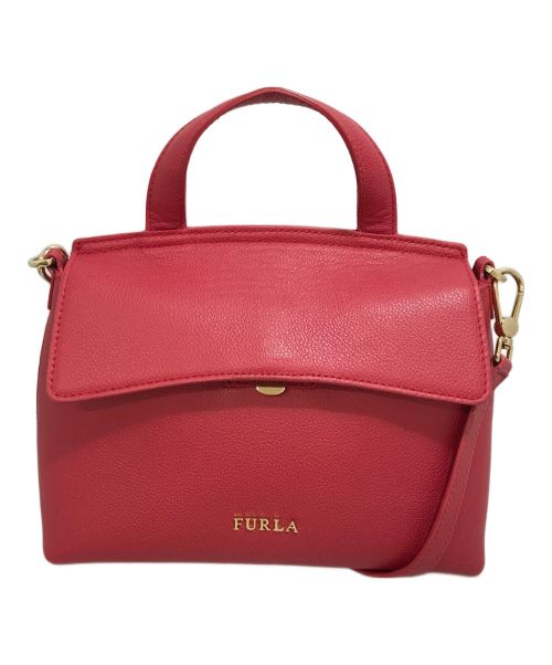 FURLA（フルラ）FURLA (フルラ) 2WAYバッグ レッドの古着・服飾アイテム