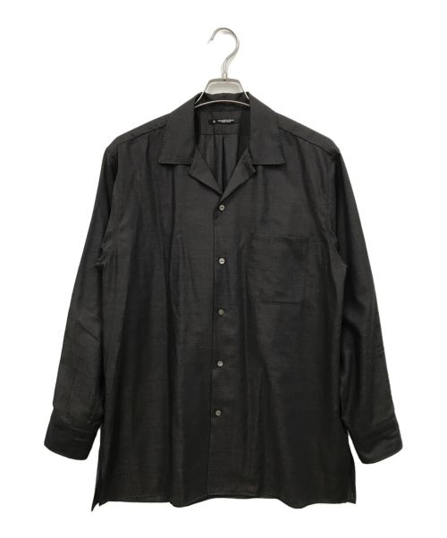 MAATEE&SONS（マーティーアンドサンズ）MAATEE&SONS (マーティーアンドサンズ) WOOL ONE PIECE COLLAR SHIRTS ブラウン サイズ:3の古着・服飾アイテム