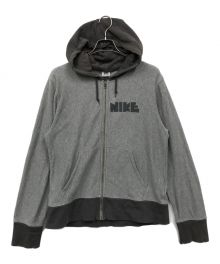 NIKE（ナイキ）の古着「ダメージ加工ジップパーカー」｜グレー