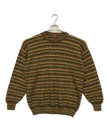 EXAMPLE by MISSONI（イグザンプルバイミッソーニ）の古着「ニット」｜カーキ